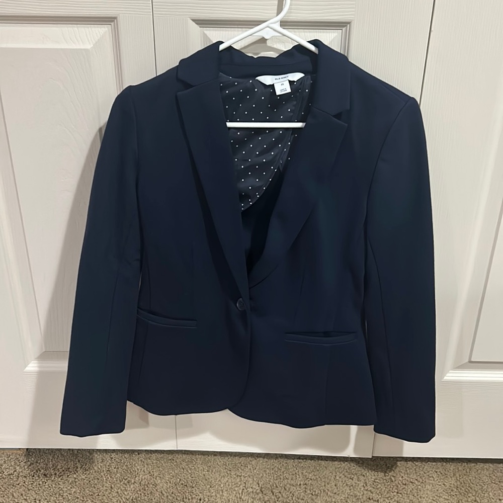 XS Navy blue business casual blazer